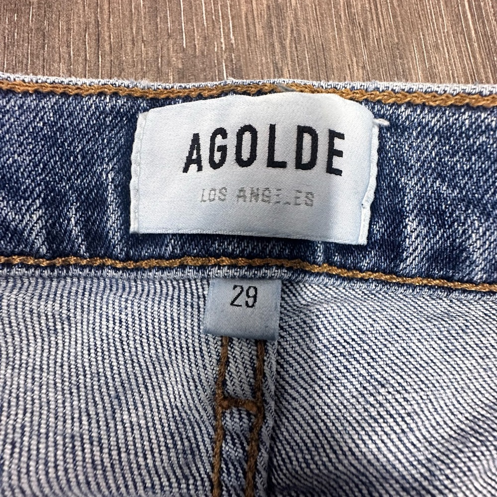 Agolde Nico High Rise Slim Fit Jean Sz 29 - Picture 2 of 5